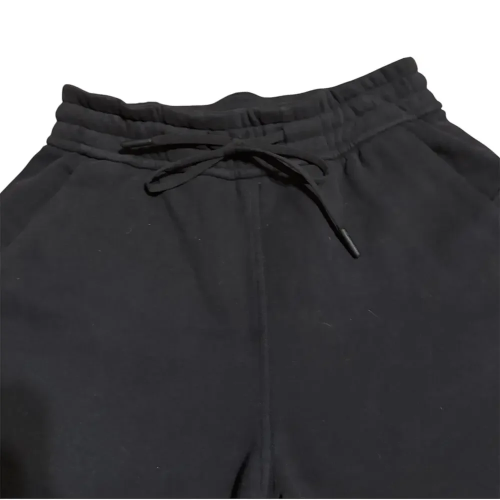 Lululemon Breezily Mid Crop Pants Black Wide Leg Drawstring Lounge Travel Women